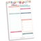bloom daily planners Planning Pad, 6" x 9", Daily Planning System, Floral Dots